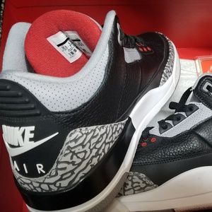 Air Jordan 3 Black Cement sz. 10.5 excellent!!!